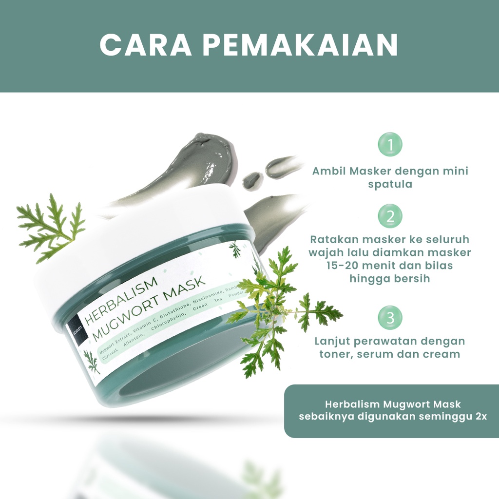 Scarlett Herbalism Mugwort Mask