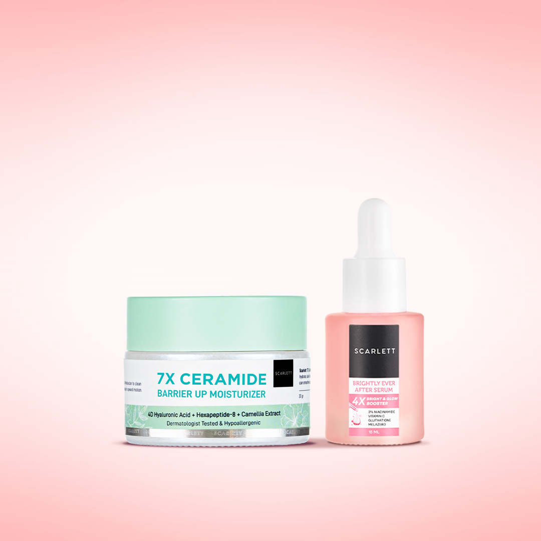 Scarlett 7x Ceramide Moisturizer + Brightly Serum