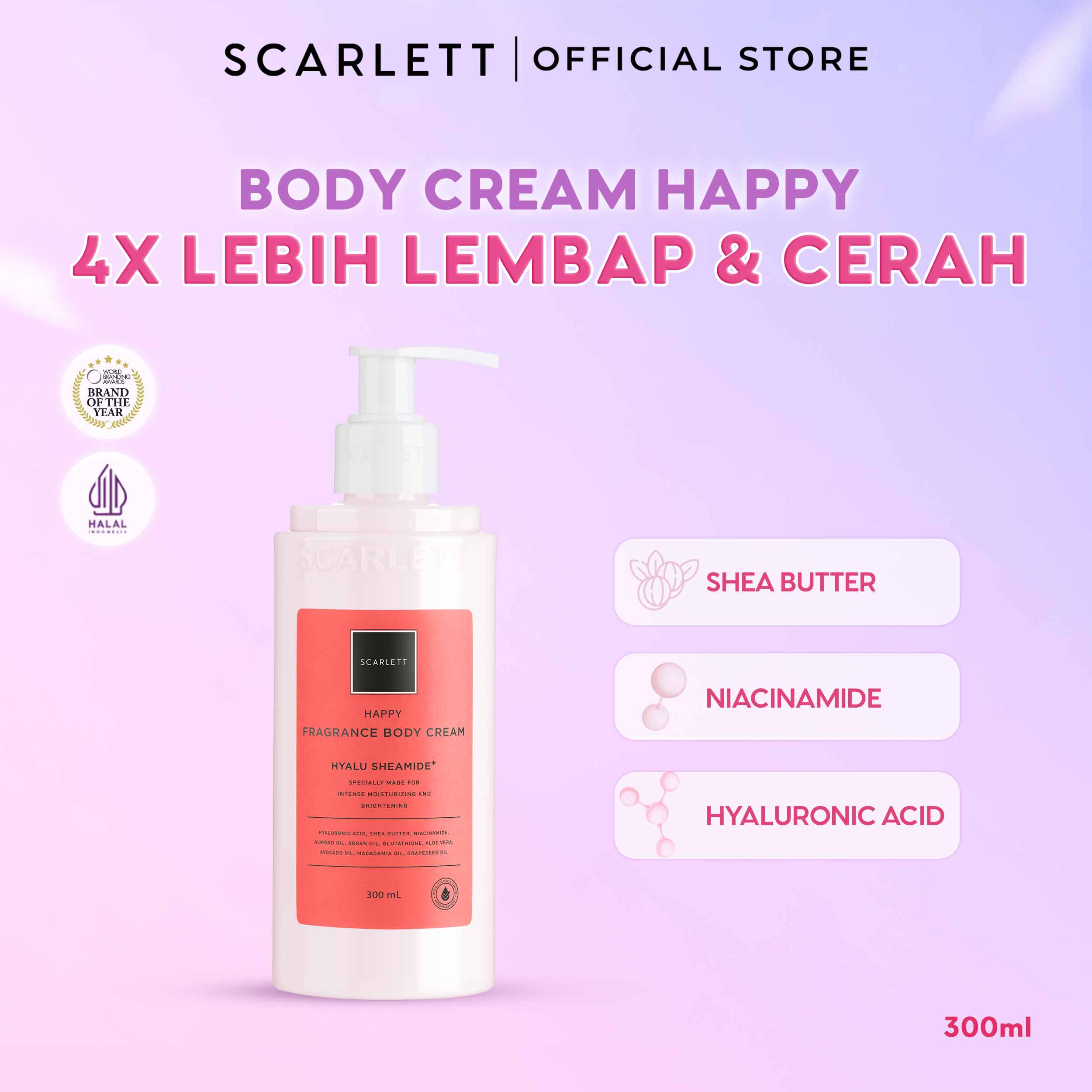 Scarlett Happy Body Cream