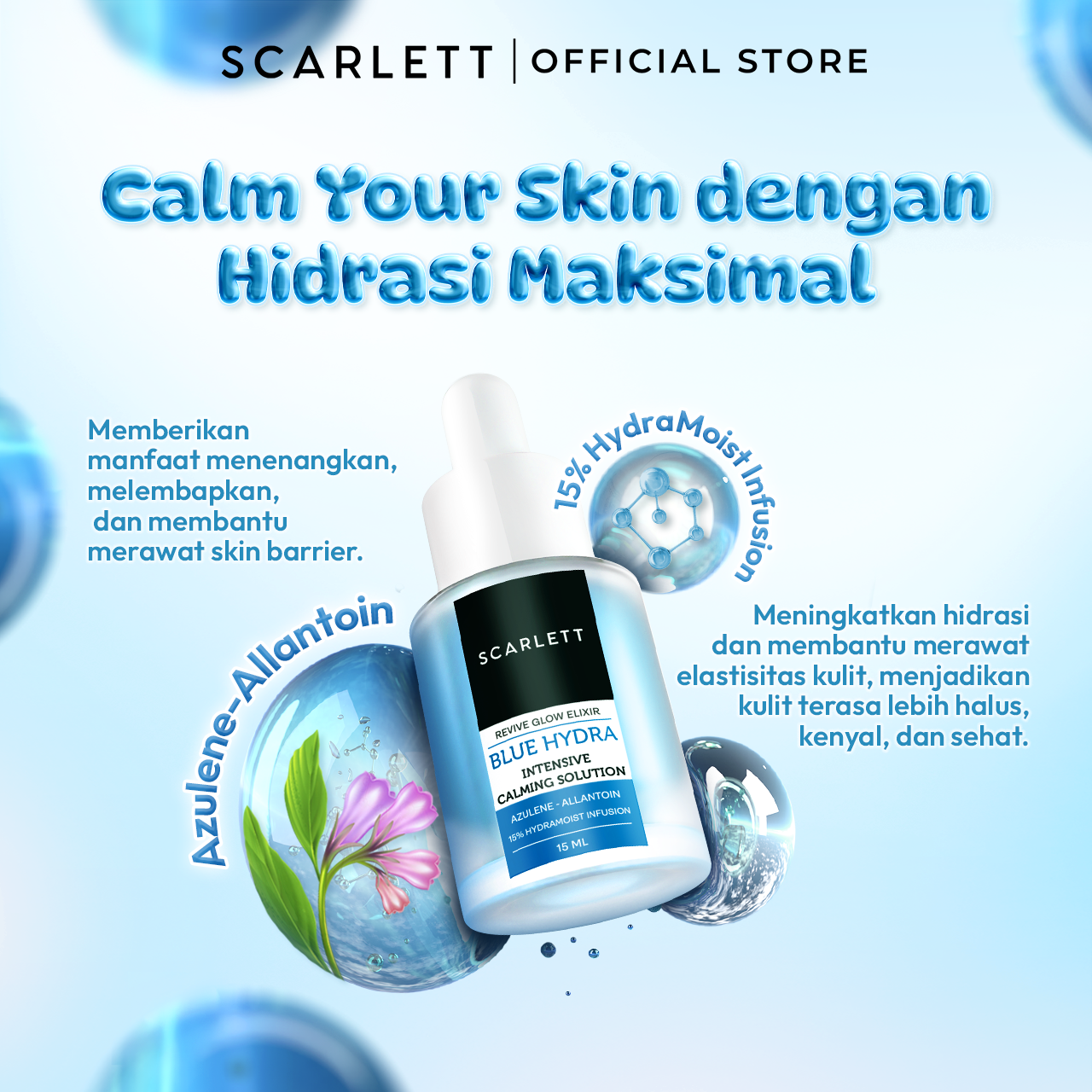Scarlett Blue Hydra Intensive Calming Solution