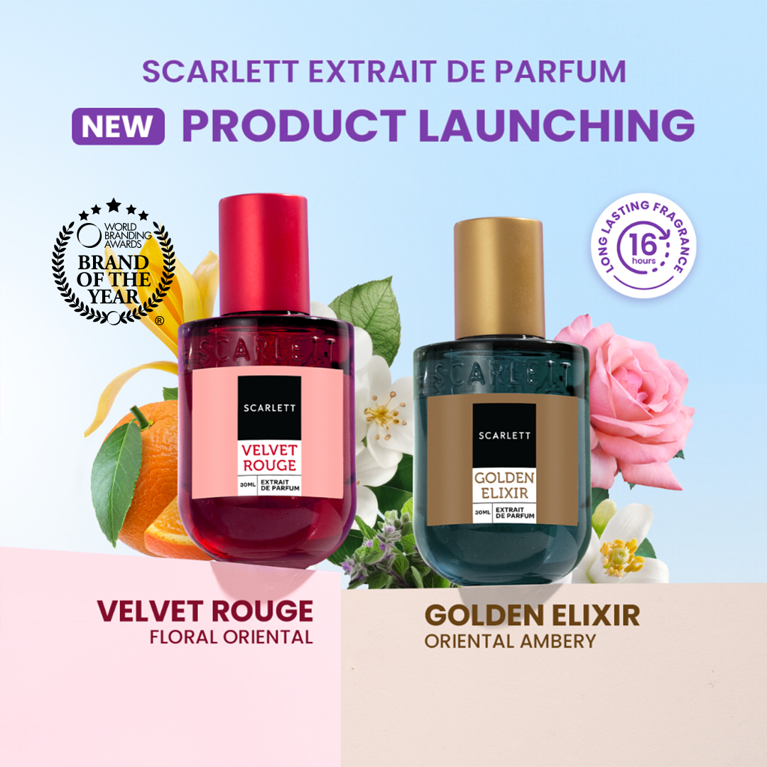 Scarlett Extrait De Parfum Bundling Velvet Rouge & Golden Elixir