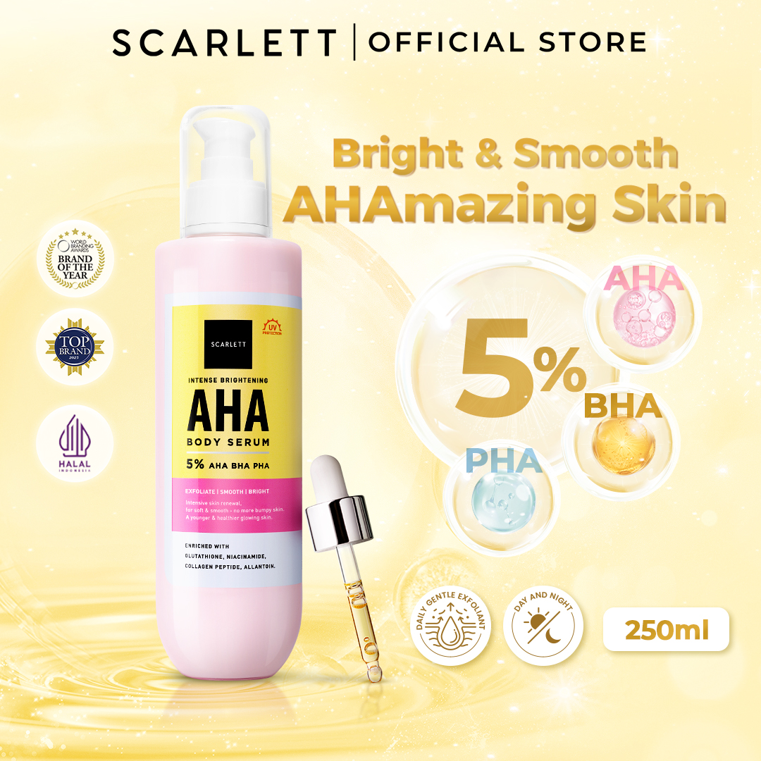 Scarlett Intense Brightening AHA Body Serum 5% AHA BHA PHA