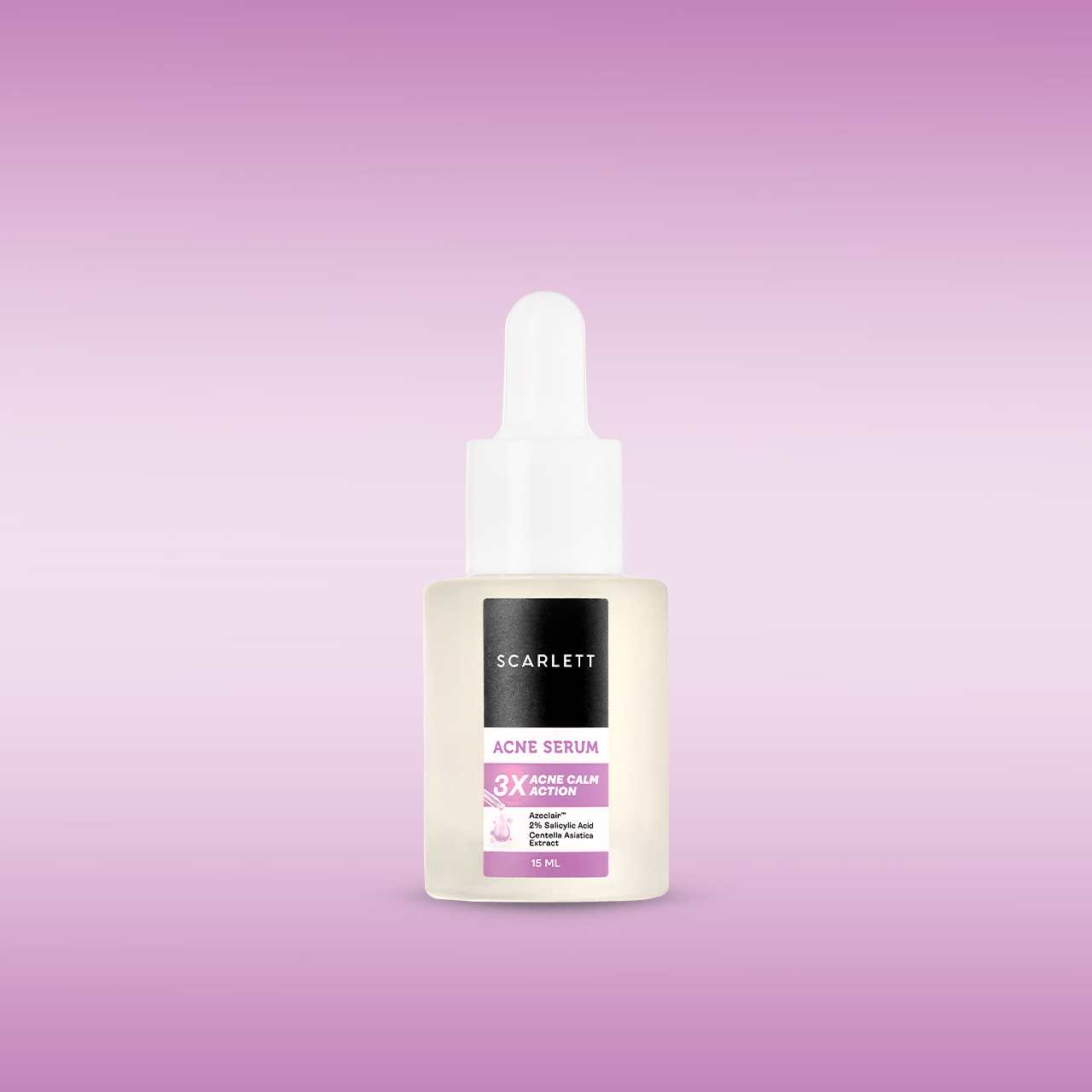 NEW FORMULA Scarlett Acne Serum Azeclair, 2% Salicylic Acid & Niacinamide - Serum Jerawat , Melawan Jerawat , Membantu Menyamarkan Tampilan Jerawat, Cocok Untuk Kulit Berjerawat