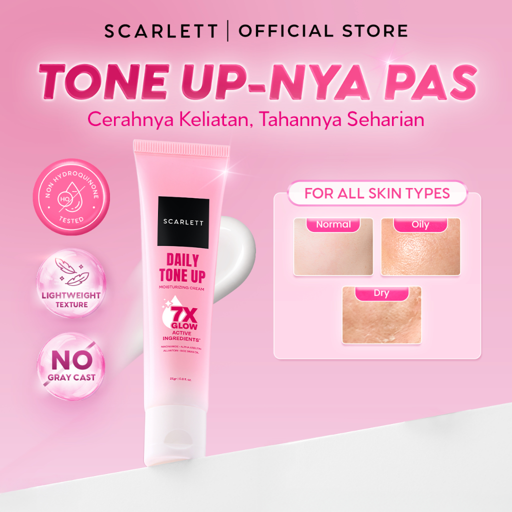 [NEW] Scarlett Daily Tone Up Moisturizing Cream
