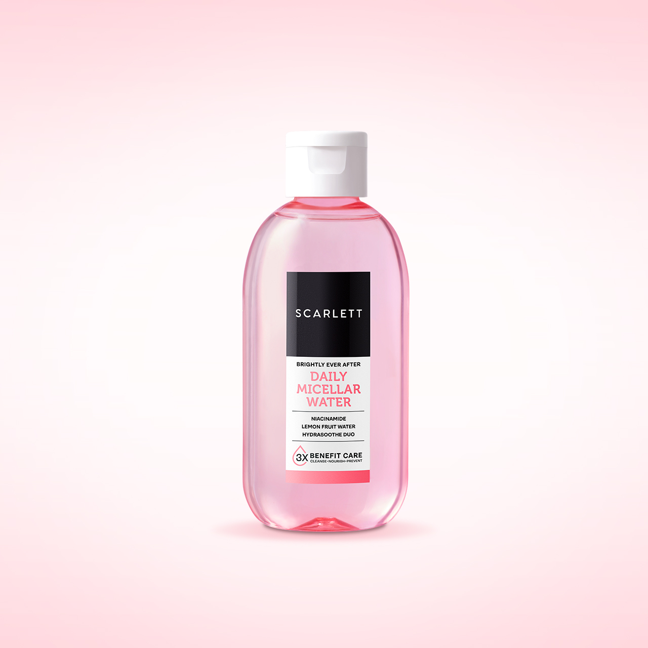 Scarlett Brightly Ever After Daily Micellar Water from cleanse to care | Micellar Water dengan 3X Benefit Care untuk kulit Lebih Bersih, Tampak Lebih Cerah & Lembap