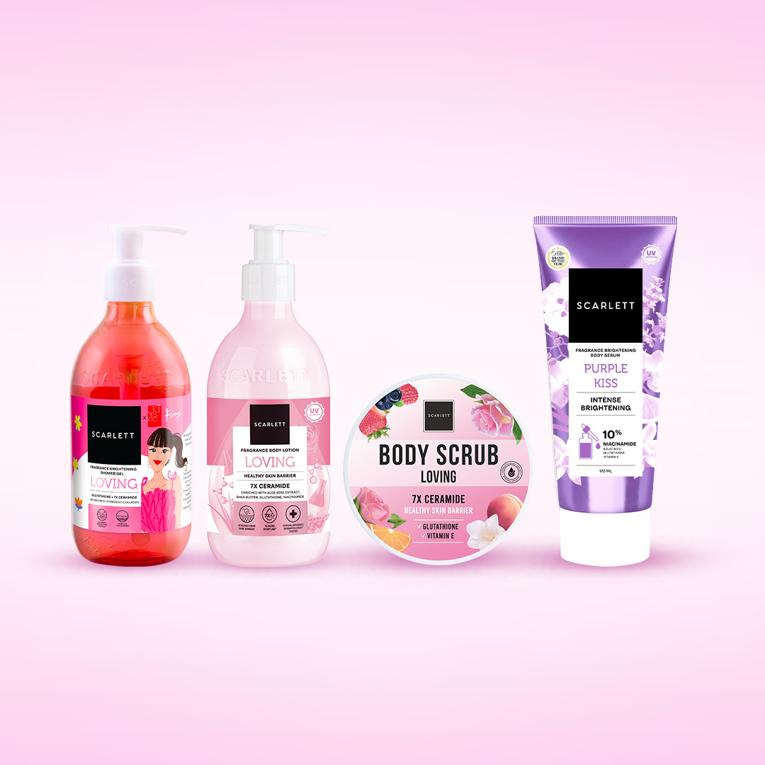 Scarlett 4in1 Bodycare Daily Routine Barrier Shield & Glow