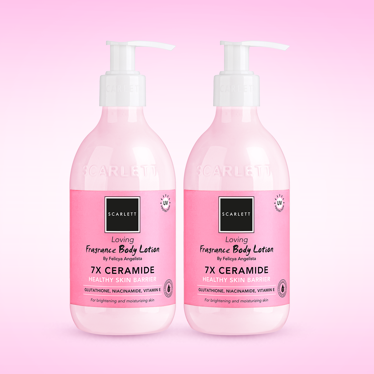 Scarlett Loving Body Lotion Twin Pack