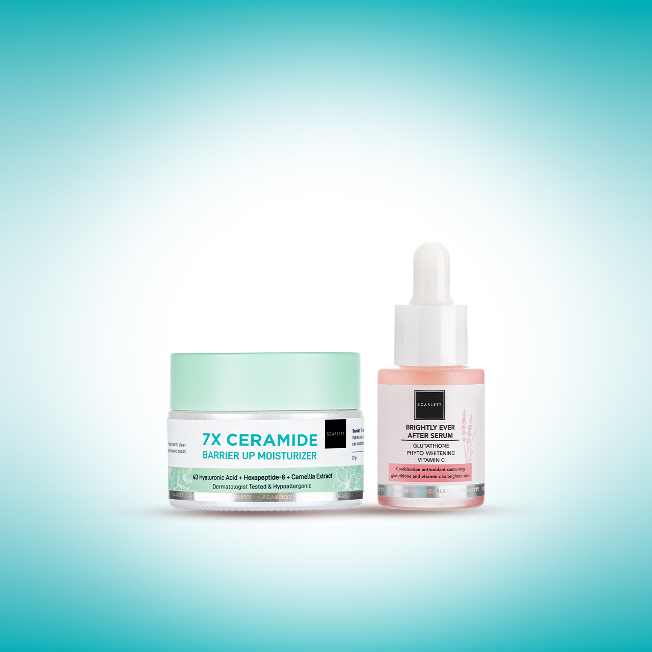 Scarlett 7x Ceramide Moisturizer + Brightly Serum