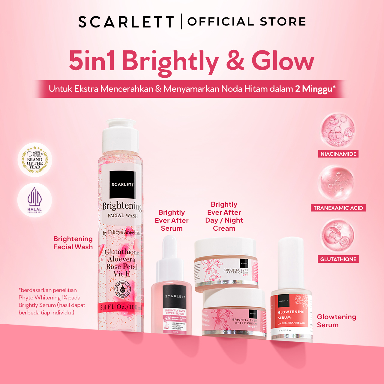 Scarlett Brightly & Glow Series