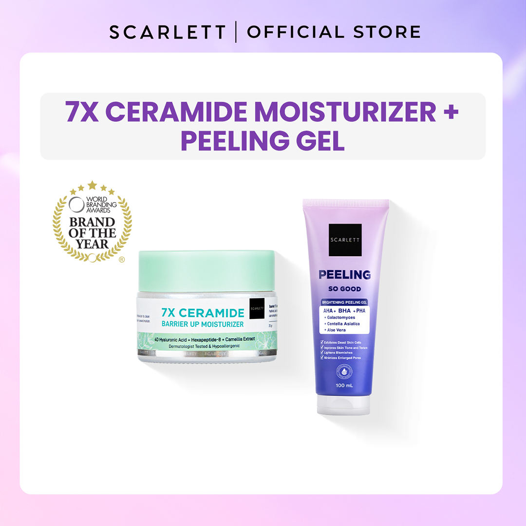 Scarlett 7x Ceramide Moisturizer + Peeling So Good