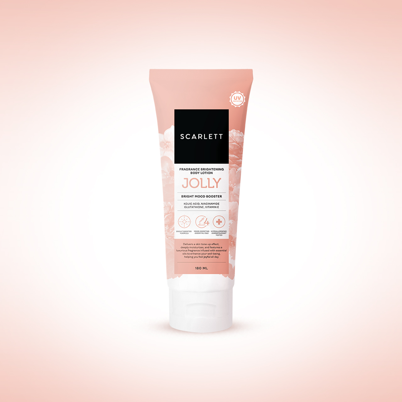 Scarlett Body Lotion Tube Jolly Mood Booster - 180ml
