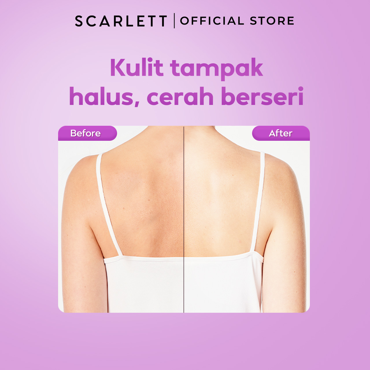 Scarlett Fragrance Brightening Shower Gel Charming | Body Wash | Sabun Mandi Cair