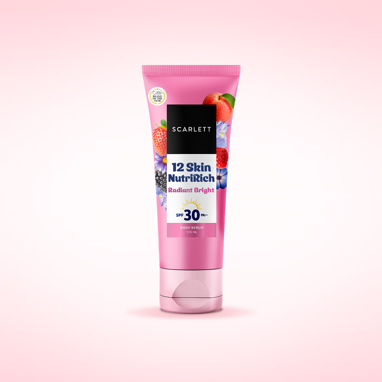 [NEW] SCARLETT Superfood Body Serum SPF 30 PA++ Radiant Bright | Mencerahkan Kulit Kusam Badan Glowing Menutrisi Melindungi dari UV Matahari dan Paparan Blue Light Hand Body Moisturizer - 12 Superfood, Brighlette™ Marine, Blumilight™