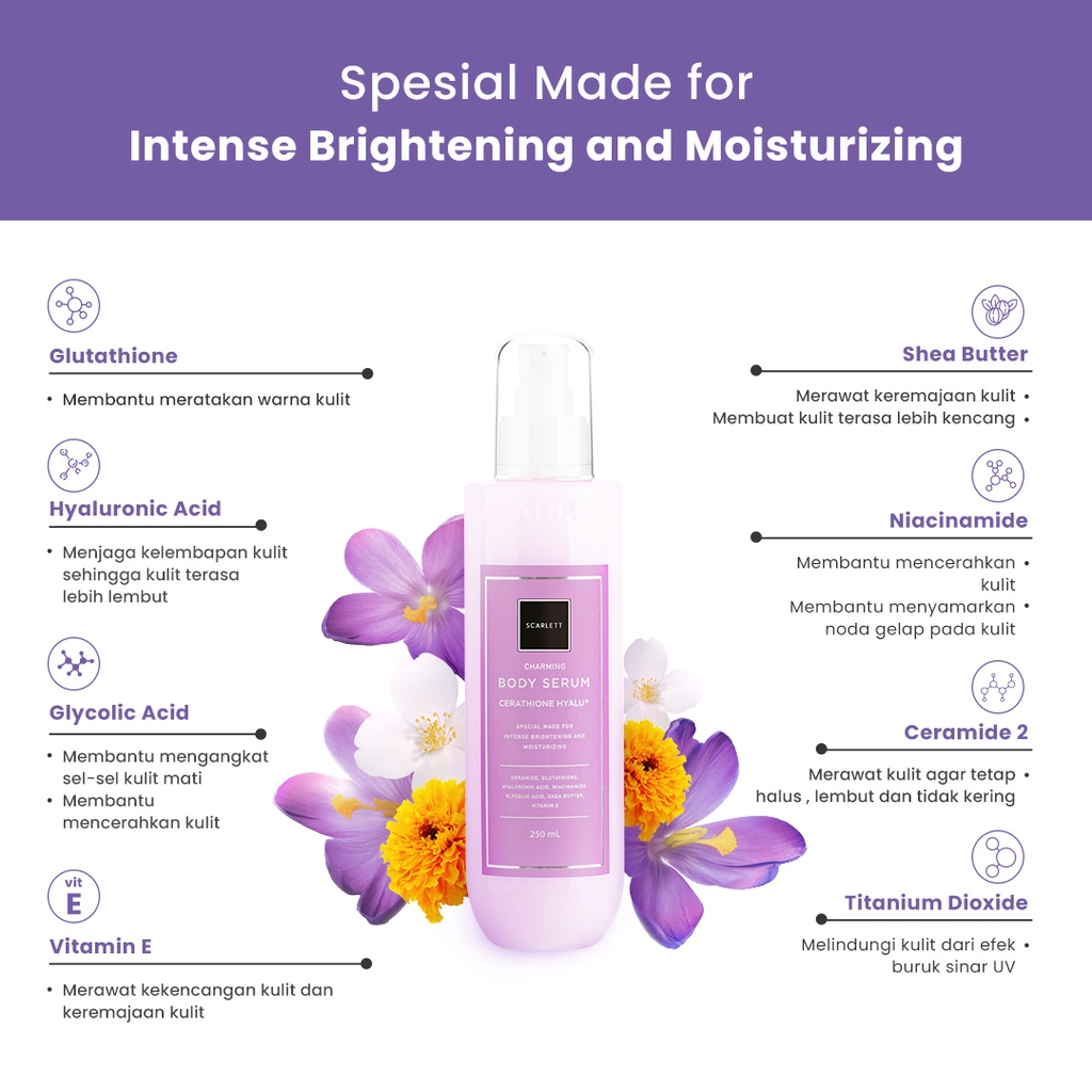 Scarlett Charming Body Serum Twin Pack