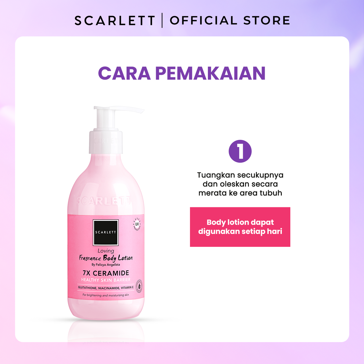 Scarlett Loving Body Lotion Twin Pack