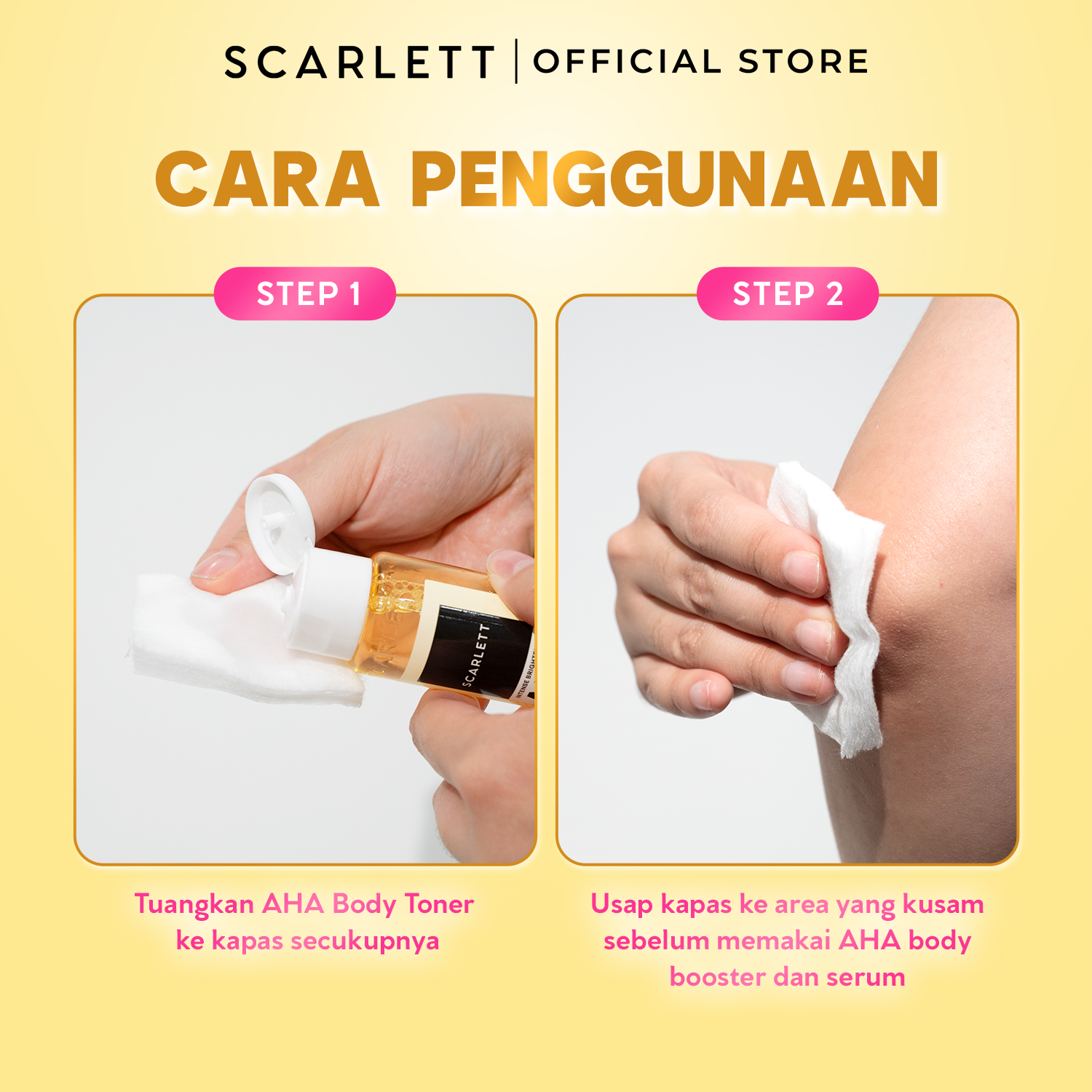 [NEW] Scarlett Intense Brightening AHA Body Toner