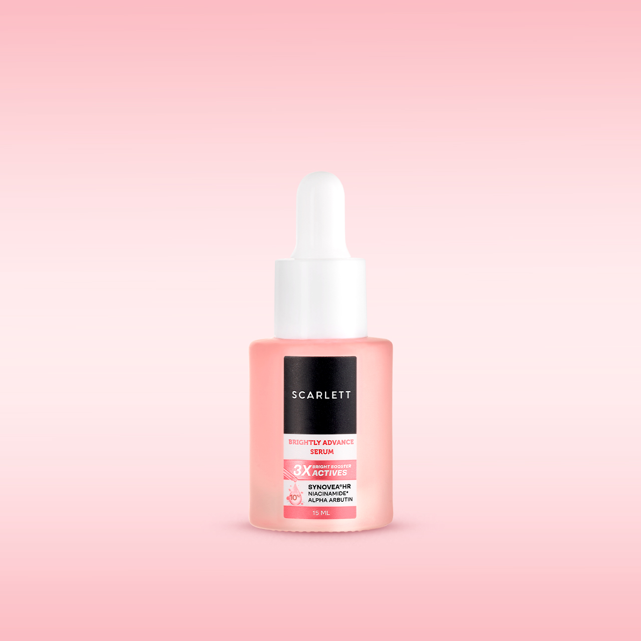 NEW FORMULA Scarlett Brightly Advance Serum 10% Niacinamide Alpha Arbutin Synovea - Serum brightening, Serum pencerah, Membantu Menyamarkan dark spot, Memperbaiki warna kulit tidak merata, menyamarkan bekas jerawat