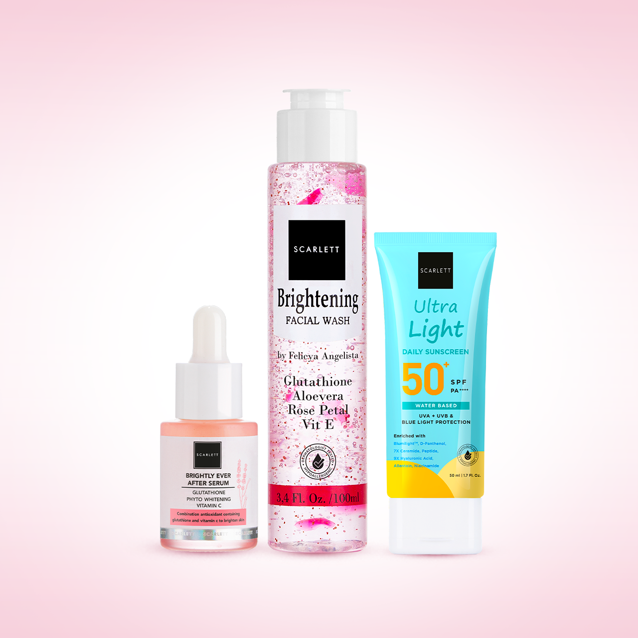 Scarlett Basic Skincare Set (Lebih Cerah)