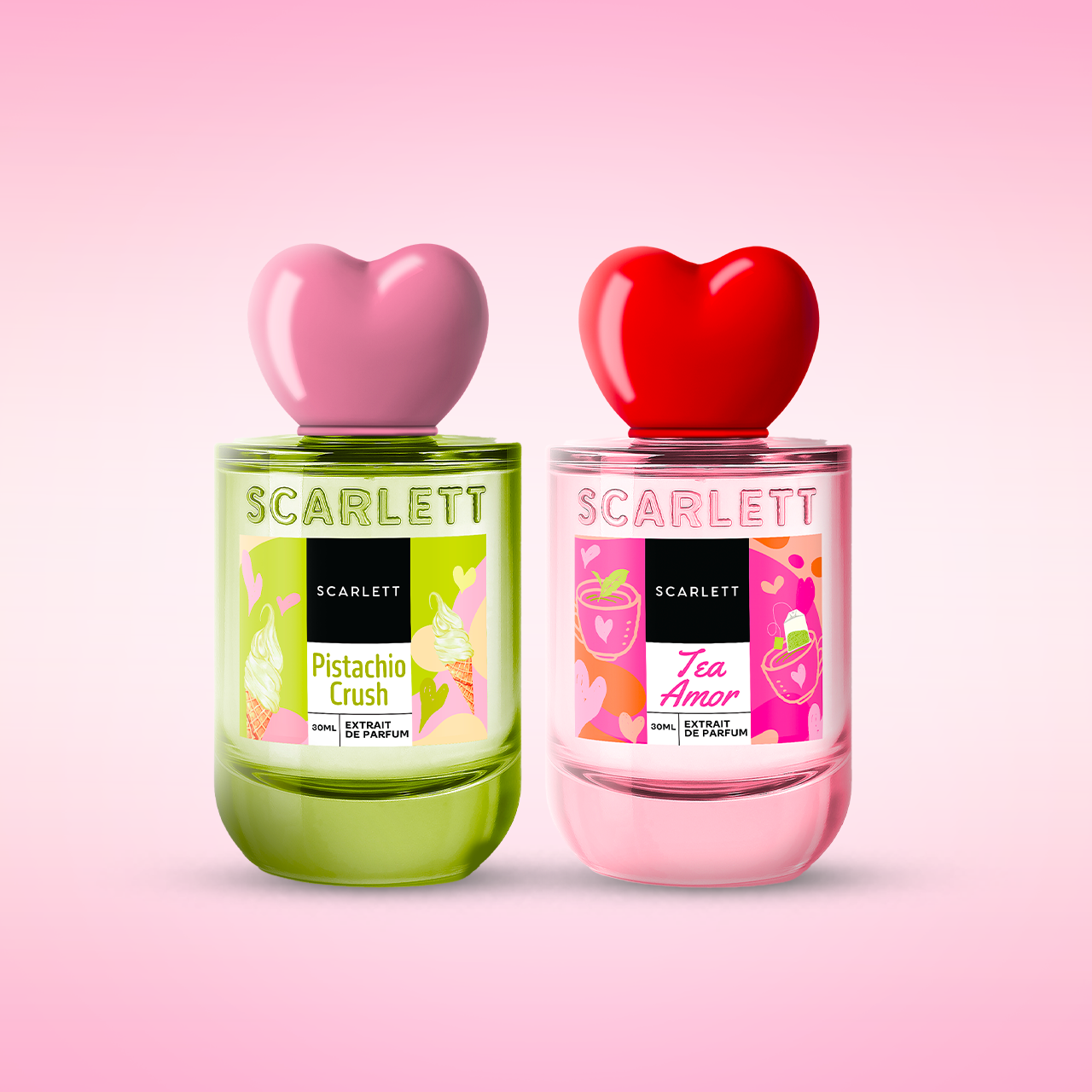[NEW] Scarlett Whitening Extrait De Parfum Bundling Tea Amor & Pistachio Crush 30ml