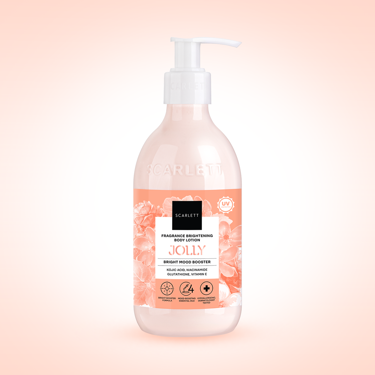 Scarlett New! Fragrance Brightening Body Lotion Bright Mood Booster Jolly