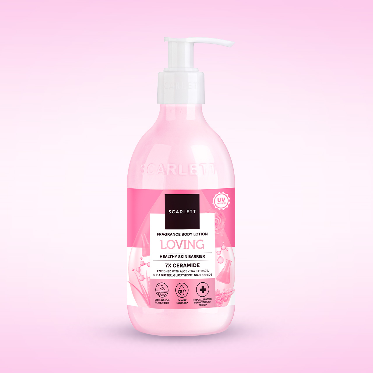 Scarlett Whitening New! Fragrance Brightening Body Lotion Bright Mood Booster Loving