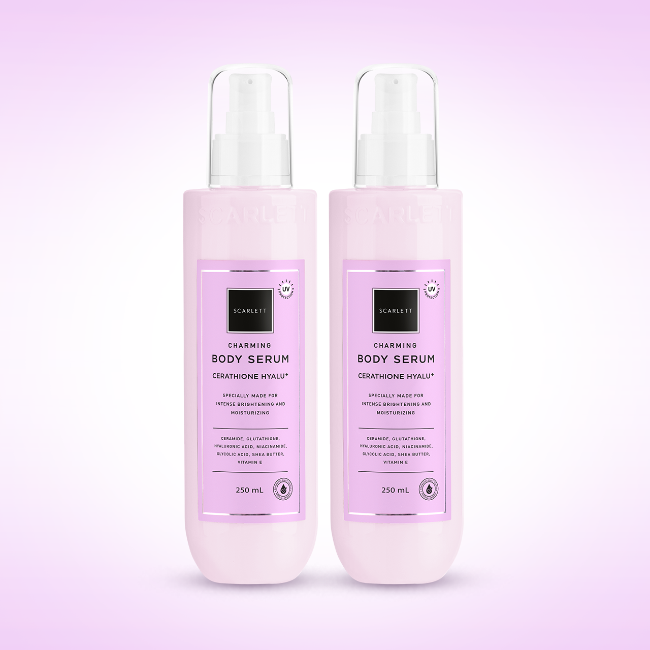 Scarlett Charming Body Serum Twin Pack