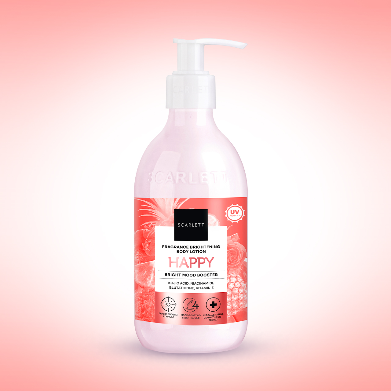 Scarlett New! Fragrance Brightening Body Lotion Bright Mood Booster Happy