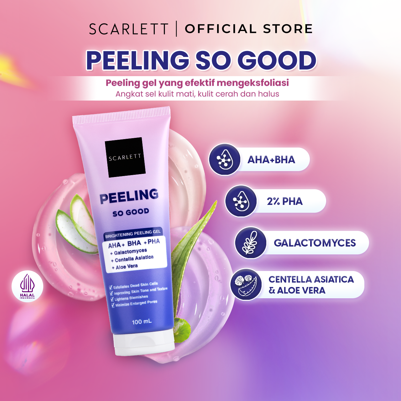 Scarlett 7x Ceramide Moisturizer + Peeling So Good