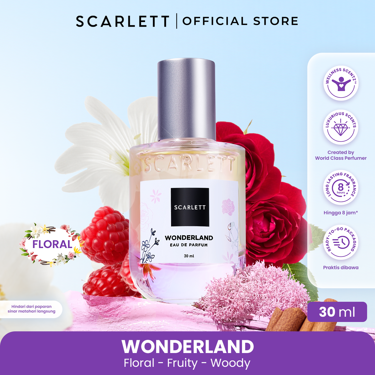 Scarlett Eau De Parfum size 30ml (Bundling 6)