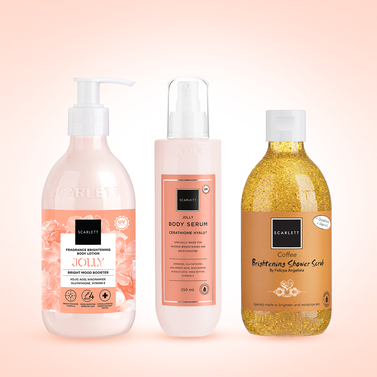 Scarlett Triple Combo Bodycare (Jolly Booster + Coffee)