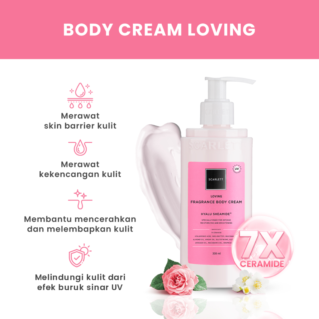 Scarlett Loving Body Cream Twin Pack