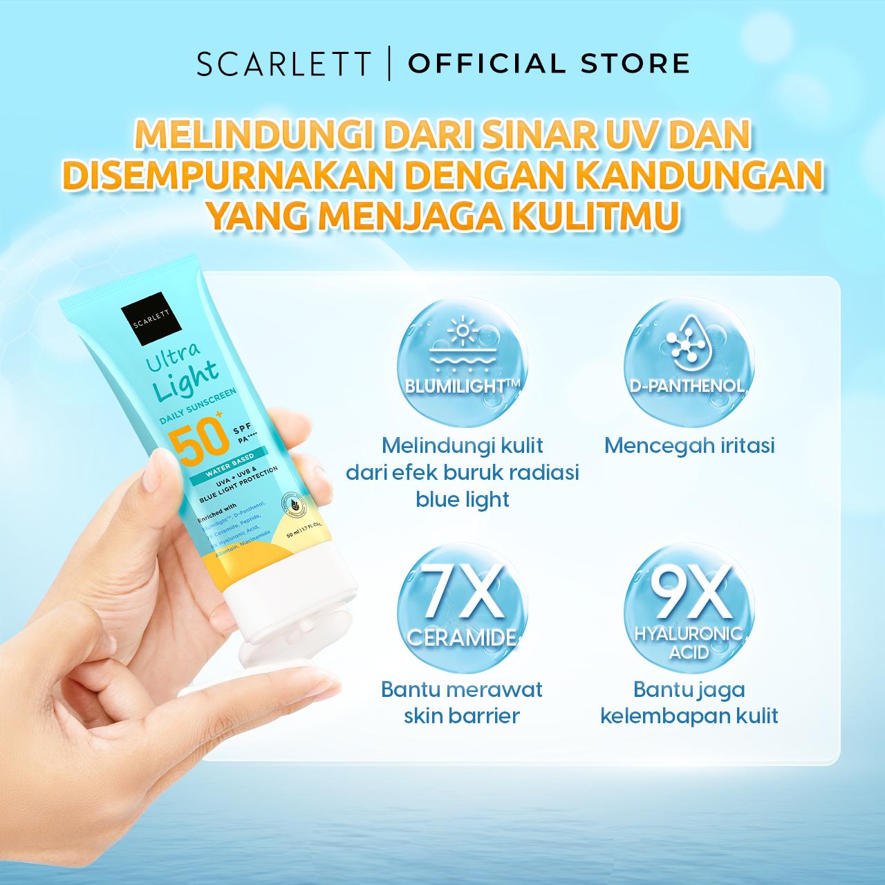 Scarlett Ultra Light Daily Sunscreen 30ml