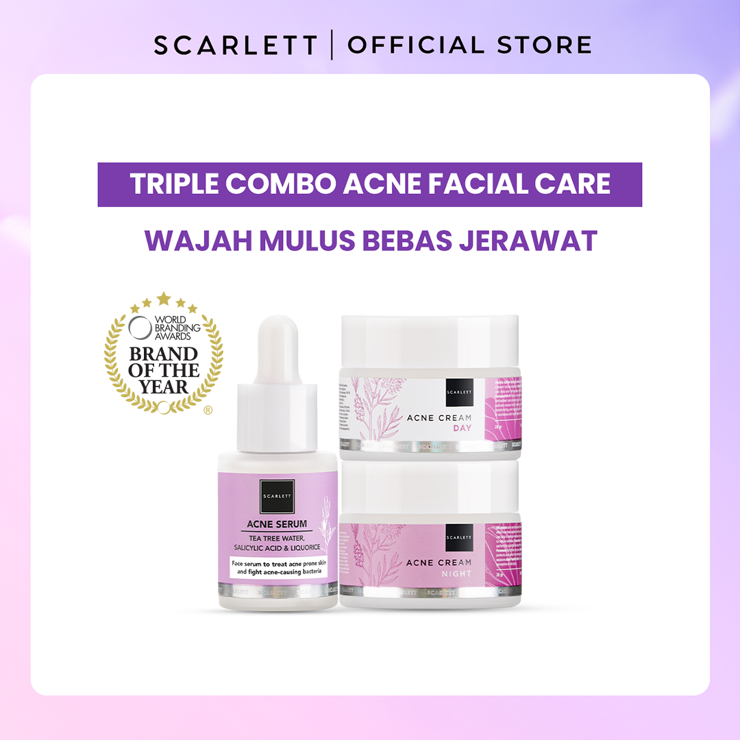 Scarlett Triple Combo Acne Facial Care Package