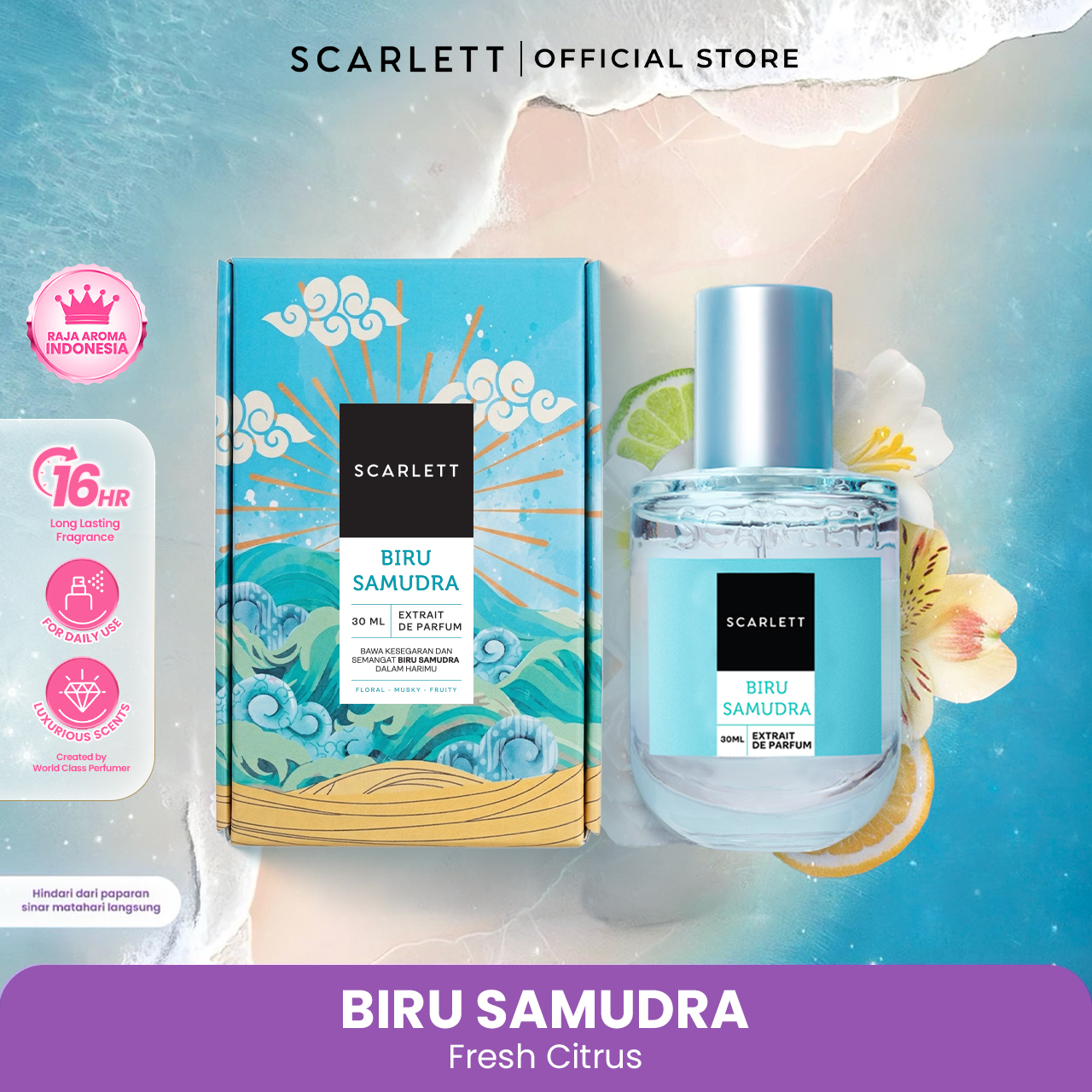 Scarlett Extrait De Parfum Biru Samudra 30ml